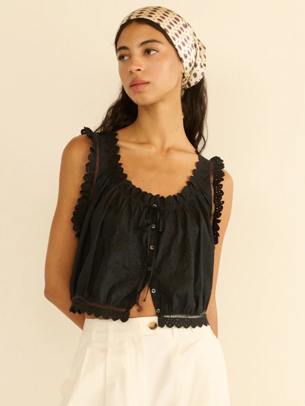 DÔEN Traveler Top, Size XS, in Black